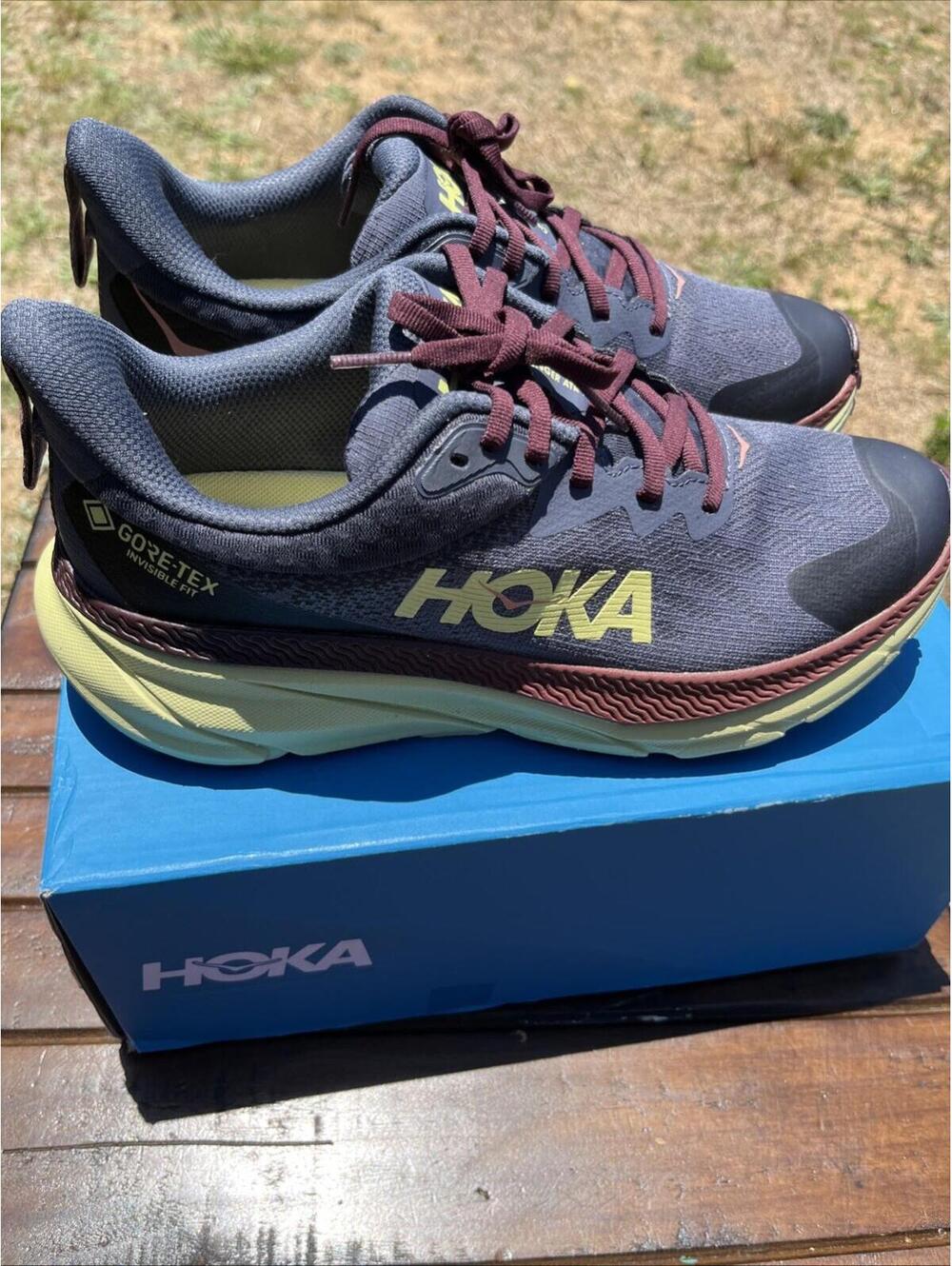 Women’s Hoka Challenger ATR 7 Trail Hiking Shoes Sneakers Size 9 B  Goretex $160
